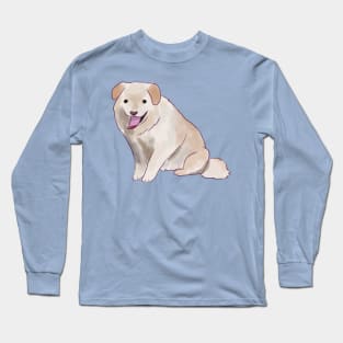 Cute labrador dog design Long Sleeve T-Shirt